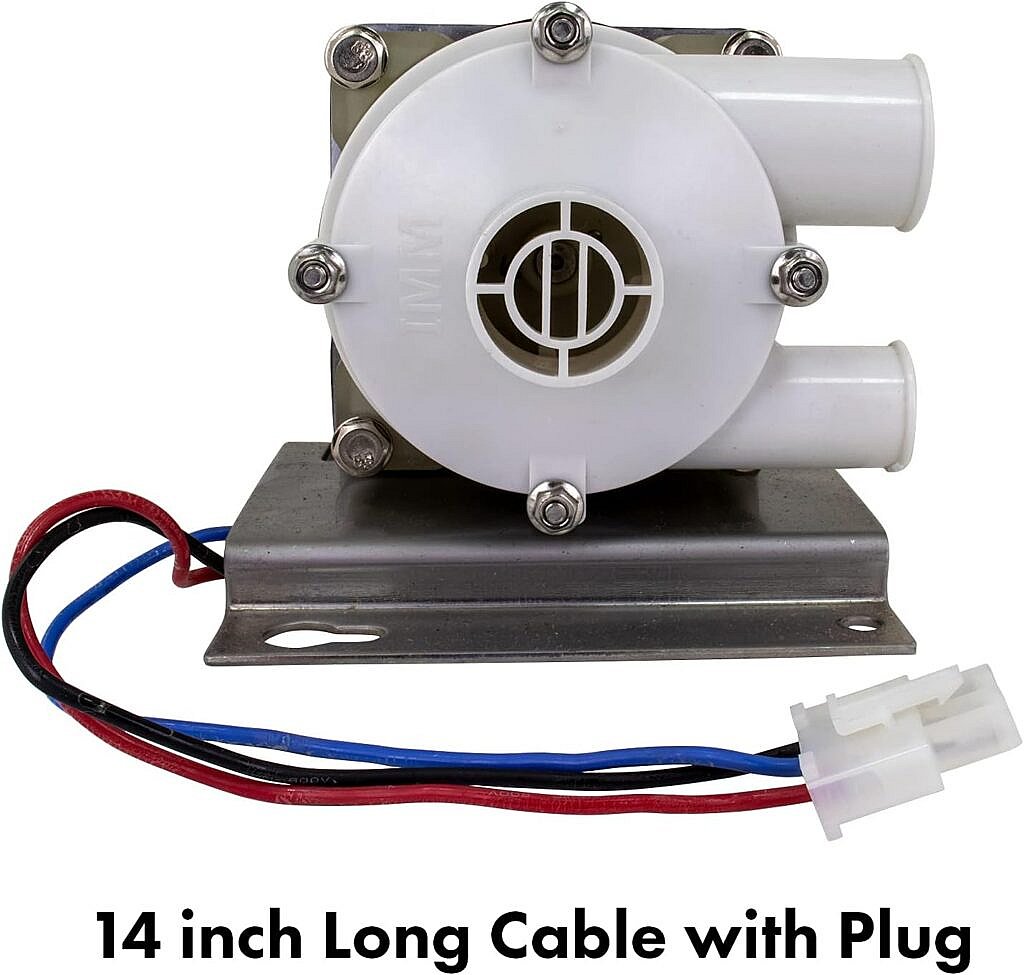 IMM Ice Machine Motor Replacement for Hoshizaki S-0730 Ice Machine Motors Includes mounting Plate, 14 inch Cable  Plug.