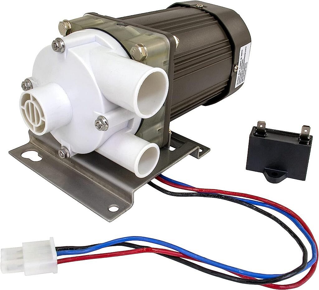 IMM Ice Machine Motor Replacement for Hoshizaki S-0730 Ice Machine Motors Includes mounting Plate, 14 inch Cable  Plug.