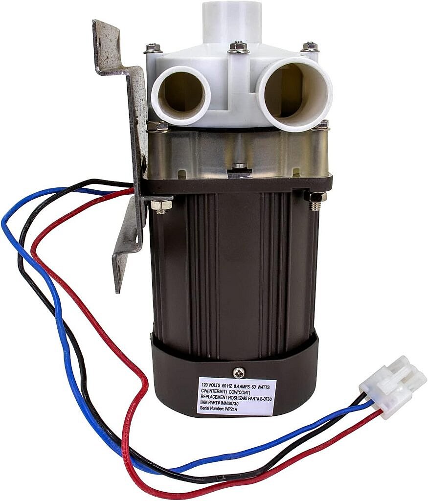 IMM Ice Machine Motor Replacement for Hoshizaki S-0730 Ice Machine Motors Includes mounting Plate, 14 inch Cable  Plug.