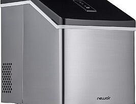 NewAir ClearIce40 Silver Counter Top Ice Maker Machine Review